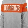'47 Men's Miami Dolphins Grey Interstate Crew Sweatshirt -'47 Sales 2022 unnamed file 717