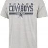 '47 Men's Dallas Cowboys Franklin Stripe Grey T-Shirt -'47 Sales 2022 unnamed file 723