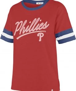 '47 Women's Philadelphia Phillies Red Dani T-Shirt