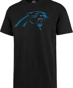 '47 47 Men's Carolina Panthers Scrum Logo Black T-Shirt