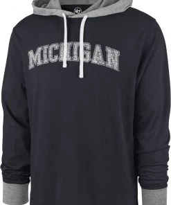 '47 ‘47 Men's Michigan Wolverines Blue Club Pullover Hoodie