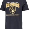 '47 Men's Milwaukee Brewers Blue Reset Franklin T-Shirt -'47 Sales 2022 unnamed file 839