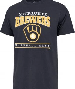 '47 Men's Milwaukee Brewers Blue Reset Franklin T-Shirt