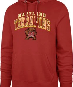 '47 ‘47 Men's Maryland Terrapins Red Headline Pullover Hoodie