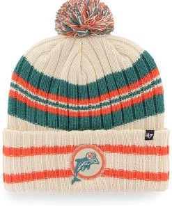 '47 Men's Miami Dolphins Hone Legacy Cuffed Knit