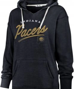 '47 Women's Indiana Pacers Blue Cross Script Hoodie