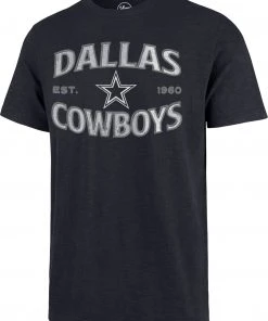 '47 Men's Dallas Cowboys Offset Scrum Navy T-Shirt