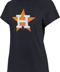 '47 Women's Houston Astros Blue Premuim Frankie T-Shirt