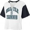 '47 Women's Seattle Mariners Tan Dolly Cropped T-Shirt -'47 Sales 2022 unnamed file 920