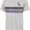 '47 Men's Colorado Rockies Gray Bars Franklin T-Shirt -'47 Sales 2022 unnamed file 924