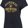 '47 Women's Milwaukee Brewers Blue Fade Frankie T-Shirt -'47 Sales 2022 unnamed file 928