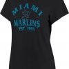 '47 Women's Miami Marlins Black Fade Frankie T-Shirt -'47 Sales 2022 unnamed file 930