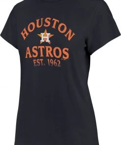 '47 Women's Houston Astros Blue Fade Frankie T-Shirt