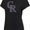 '47 Women's Colorado Rockies Black Premuim Frankie T-Shirt
