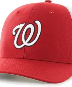 '47 Men's Washington Nationals Red Adjustable Trucker Hat