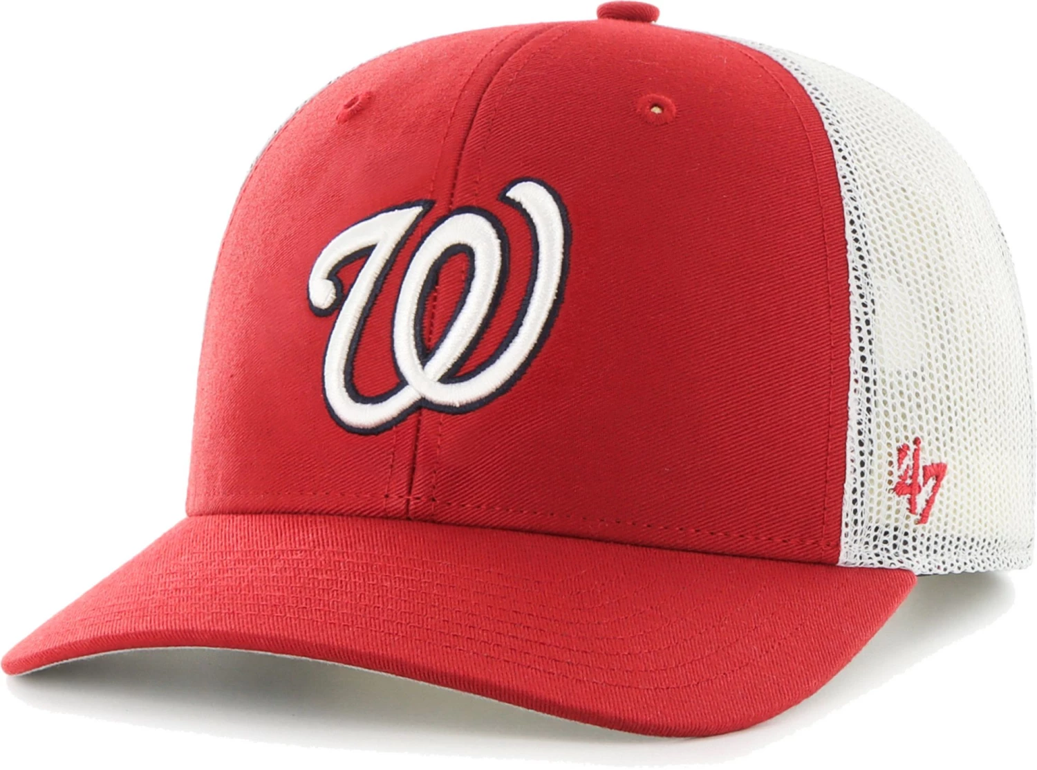 '47 Men's Washington Nationals Red Adjustable Trucker Hat 3 '47 Men's Washington Nationals Red Adjustable Trucker Hat