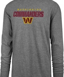 '47 Men's Washington Commanders Wordmark Long Sleeve T-Shirt