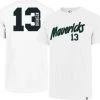 '47 ‘47 Dallas Mavericks Jalen Brunson #13 White T-Shirt For Men -'47 Sales 2022 unnamed file 958