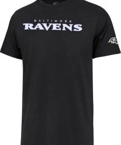 '47 Men's Baltimore Ravens Franklin Fieldhouse Black T-Shirt
