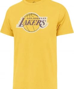 '47 Men's Los Angeles Lakers Yellow T-Shirt